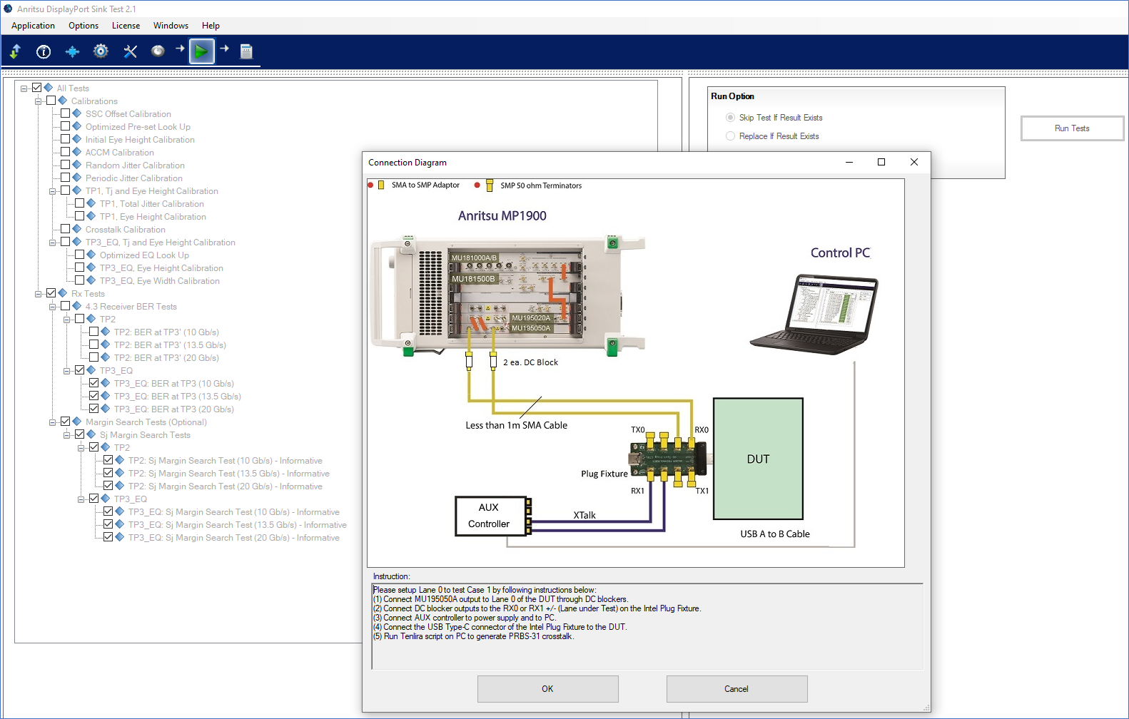 GRL DisplayPort 2.1 Receiver Calibration and Test Automation (GRL